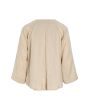 Airy linen short jacket