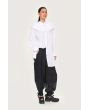 Airy linen trousers with tie-strings