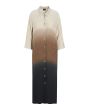 Summer dip dye shirt dress