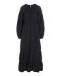 Vellum voile long dress