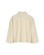 Paper poplin shirt jacket