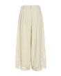 Paper poplin trousers