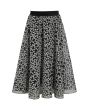 Flower mesh skirt