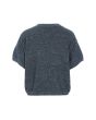 Cloud cashmere kortærmet bluse