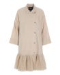 Lazy linen ruffle dress