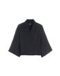 Lazy linen short jacket