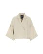 Lazy linen short jacket