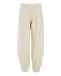 Lazy linen moderate trousers