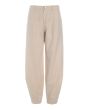 Lazy linen moderate trousers