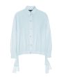 Core cotton shirt with drawstring