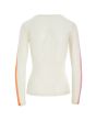 Contrast fukashi mesh t-shirt