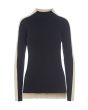 Saku two-tone blouse