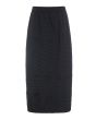 Fukkura poplin long skirt