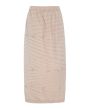 Fukkura poplin long skirt