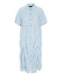 Airy linen shirt dress
