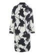 Seersucker bloom dress with elastic details