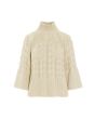 Kareshi cable-knit blouse