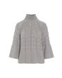 Kareshi cable-knit blouse