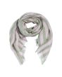 Changeant stripe scarf