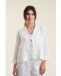 Airy linen a-formet jakke