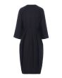 Lazy linen kjole med lynlås
