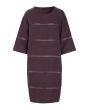 Lazy linen kjole med paneler