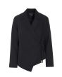 Lazy linen asymmetrisk jakke