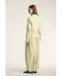 Lazy linen asymmetrisk jakke