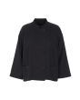 Lazy linen jakke med krave