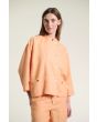 Lazy linen jakke med krave
