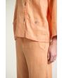 Lazy linen jakke med krave