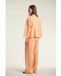Lazy linen jakke med krave