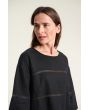 Lazy linen kjole med paneler
