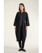 Lazy linen kjole med lynlås