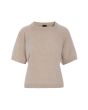 Kumo cashmere kortærmet bluse