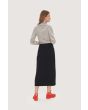 Nami crepe narrow skirt