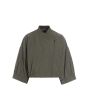 Fukkura poplin bomber jacket