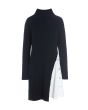 Gamine knit long blouse