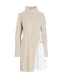 Gamine knit long blouse