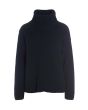 Gamine knit turtleneck pullover