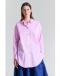 Core cotton skjorte med lukning i ryg