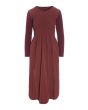 Fukkura poplin kjole med smock