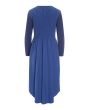 Fukkura poplin kjole med smock