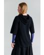 Cloud cashmere hættebluse
