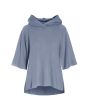 Cloud cashmere hættebluse