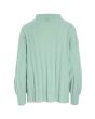 Cloud cashmere rib bluse
