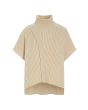 Nitto hochgeschlossene Bluse