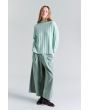 Cloud cashmere rib bluse