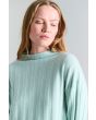 Cloud cashmere rib bluse