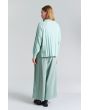 Cloud cashmere rib bluse